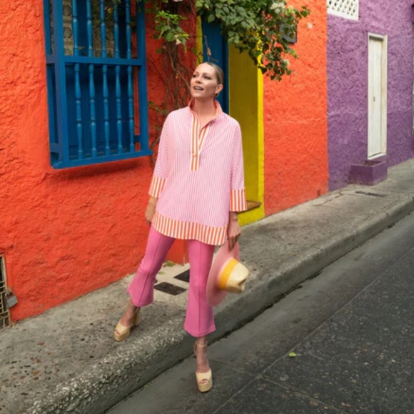 Wyeth Pink Gold Natural Bondi Hat Tuckernuck Anthropologie - Picture 4 of 7